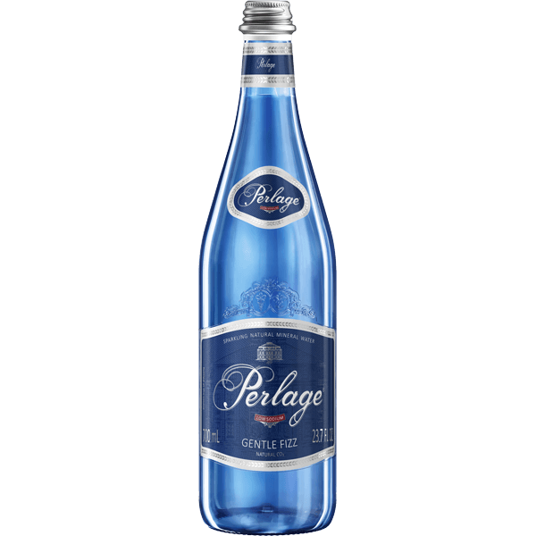 Perlage - Natural Mineral Carbonated Water 700ml Glass