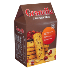 Dzukija - Four Grain Biscuits Granella with Nuts and Cranberries 240g
