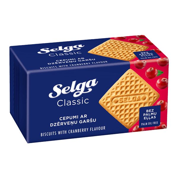 Selga - Cranberry Flavour Biscuits 180g