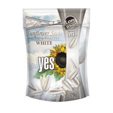 Y.E.S. - White Roasted & Salted Sunflower Seeds 120g