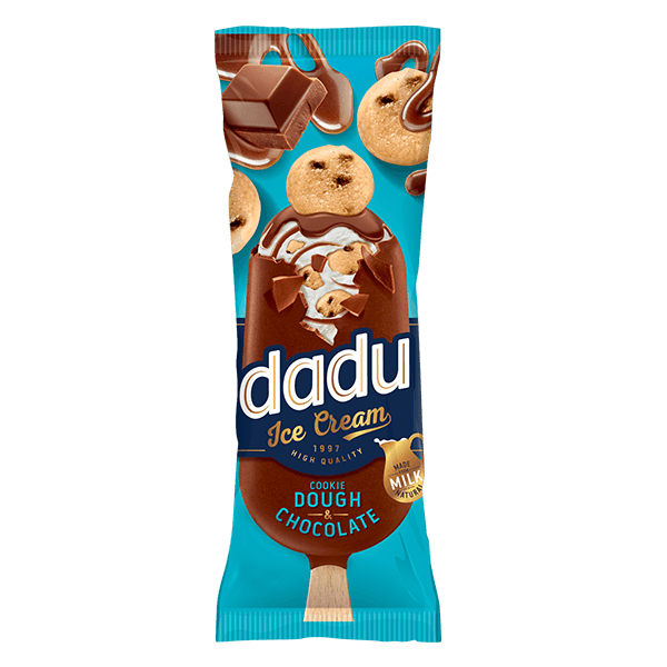 Dadu - Vanilla Ice Cream with Cookie Dough and Chocolate 100ml