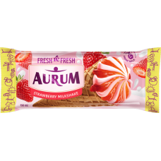 Aurum - Milk Strawberry Ice Cream with Tropical Fruit Filling 150ml
