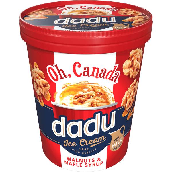 Dadu - Maple Syrup Ice Cream with Caramelized Walnuts and Maple Syrup 400ml