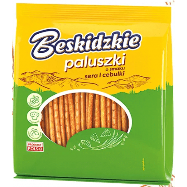 Aksam - Beskidzkie Cheese & Onion Flavour Sticks 180g