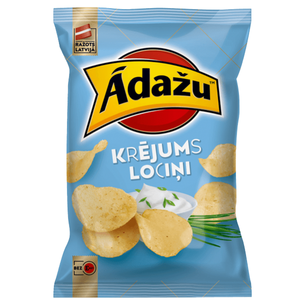 Adazu - Sours Cream and Spring Onion Flavour Chips 130g