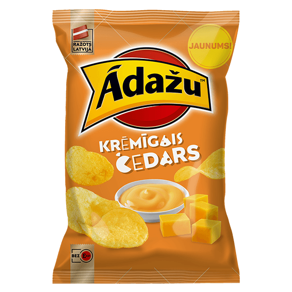 Adazu - Creamy Cheddar Flavour Chips 130g