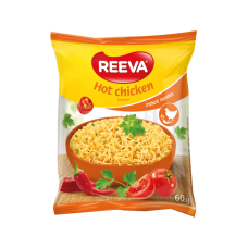 Reeva - Instant Noodles with Hot Chicken Flavour in Pack 60g