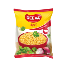 Reeva - Instant Noodles with Beef Flavour in Pack 60g