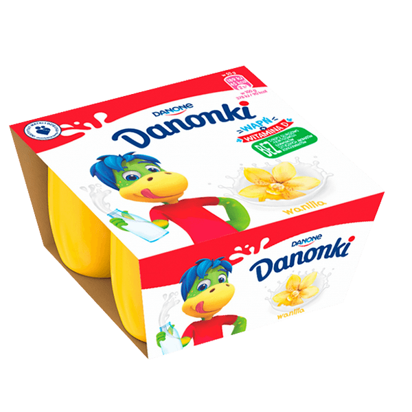 Danone - Danonki Cottage Cheese with Vanilla 4x50g
