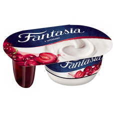 Danone - Fantasia Premium Yoghurt with Cherry Jelly 105g
