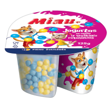 Pieno Zvaigzdes - Yogurt Vanilla with Cranchy Balls 115g+10g