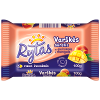 Rytas - Curd Cheese Bar with Peach and Mango 100g