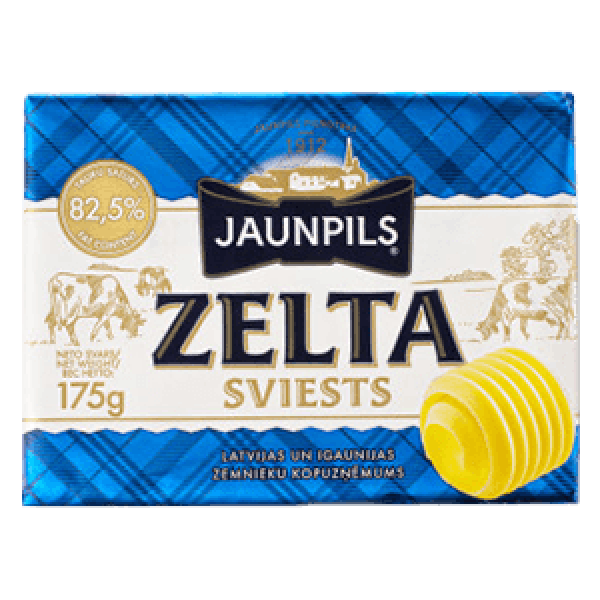 Jaunpils - Butter Zelta 82% 250g