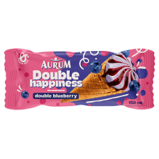 Aurum - Double Happiness Vanilla Ice Cream with Blueberry 150ml