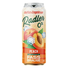 Volfas Engelman - Radler Non Alco with Peach Juice 500ml can