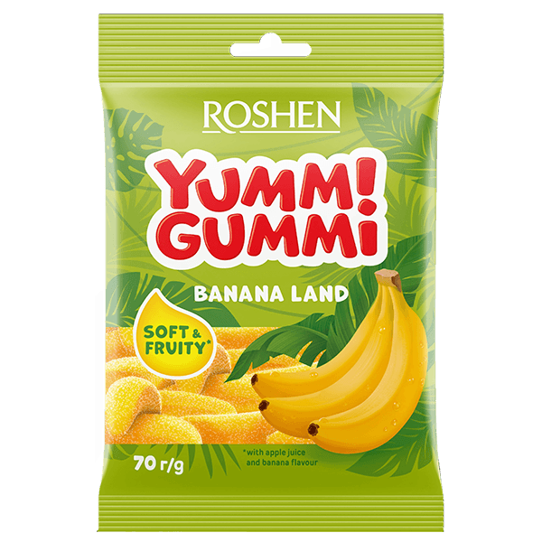 Roshen - Yummi Gummi Banana Land 70g