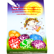 Aveka - Magic Easter set (wet paint 5 colours, gloves, pen)