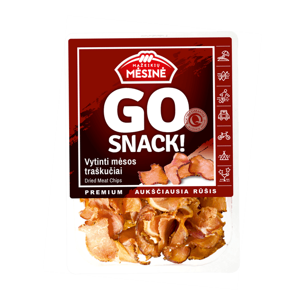 Mazeikiu Mesine - Go Snack Dried Meat Chips 100g