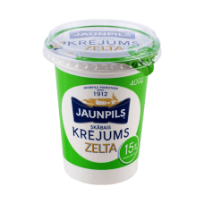 Jaunpils - Sour Cream 15% Fat 400g