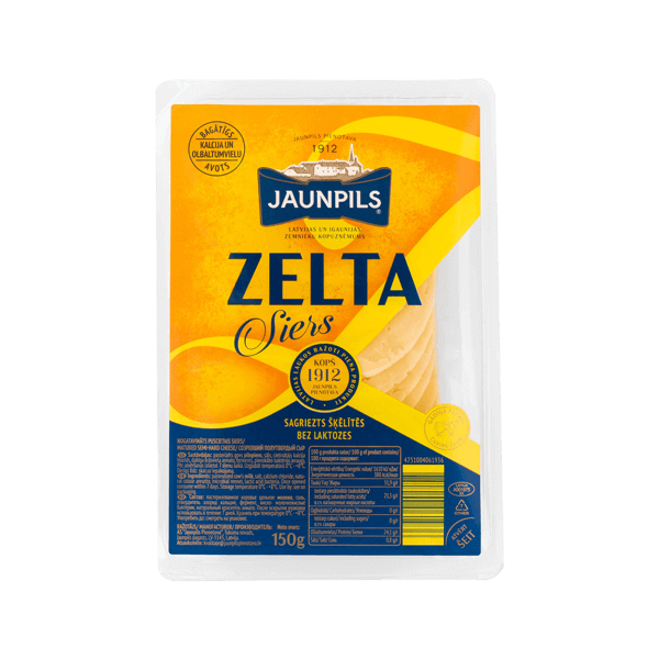 Jaunpils - Sliced Cheese Zelta 150g