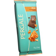 Pergale - Milk Chocolate with Nut Brittle Pieces 85g