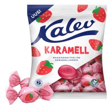 Kalev - Strawberry Flavoured Hard Boiled Candy 120g