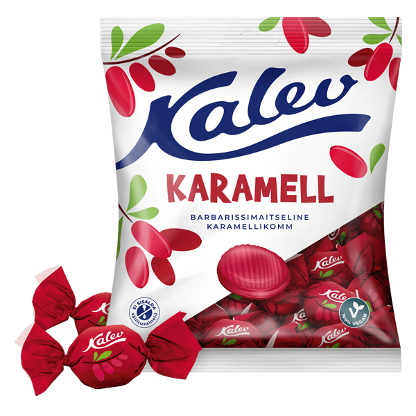 Kalev - Berberis Flavoured Hard Boiled Candy 120g
