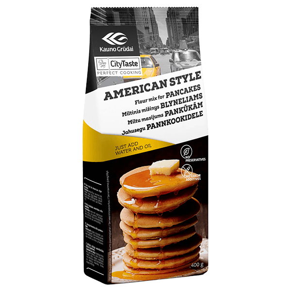 Kauno Grudai - Flour Mix for American Style Pancakes 400g