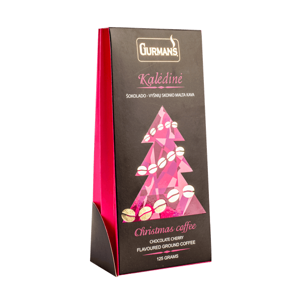 Gurmans - Coffee Chocolate Cherry Flavoured Grounded 125g
