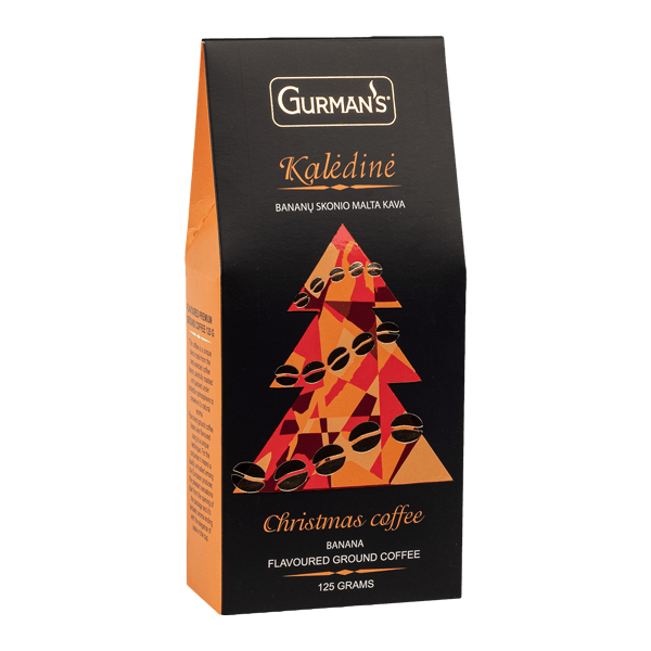 Gurmans - Coffee Grounded Banana Flavoured 125g