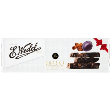 Wedel - Dark Chocolate with Cinnamon Flavor with Pieces of Plum 220g