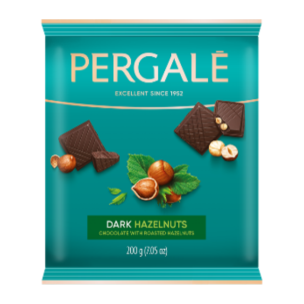 Pergale - Dark Chocolate with Hazelnuts 200g