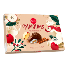 Laima - Maigums Zephyr in Chocolate with Apple Cinnamon Filling 185g