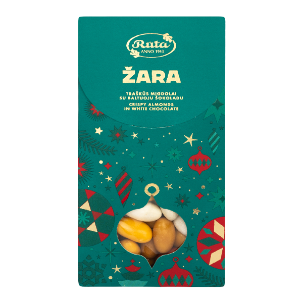 Ruta - Crispy Almonds in White Chocolate Zara 100g