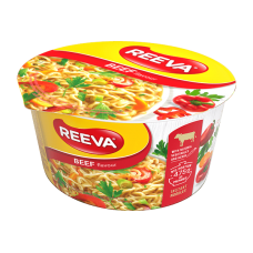 Reeva - Instant Noodles with Beef Flavour in Cup 75g