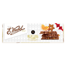 Wedel - Milk Chocolate with Orange Pieces and Cookies 220g