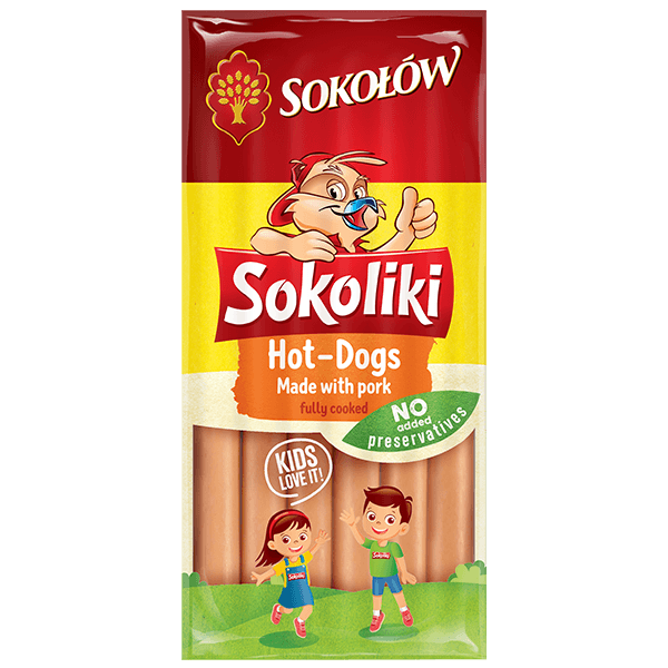 Sokoliki - Hot Dogs Made with Pork 140g