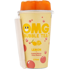 OMG - Bubble Tea Lemon Flavour Soft Drink 220ml