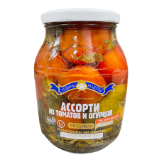 Teshchiny Recepty - Assorti Tomatoes and Cucumbers 900ml
