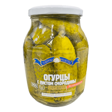 Teshchiny Recepty - Cucumbers with Blackcurrant Leaves 900ml
