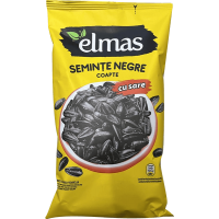 Elmas - Salted & Roasted Black Sunflower Seeds / Seminte Floarea Soarelui Negre Coapte Sare 200g