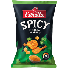 Estrella - Cheese and Jalapeno Chips 115g