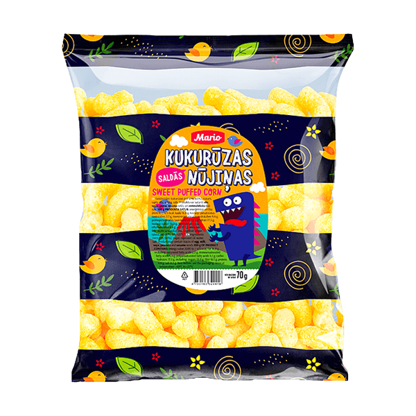 Mario - Sweet Puffed Corn 70g