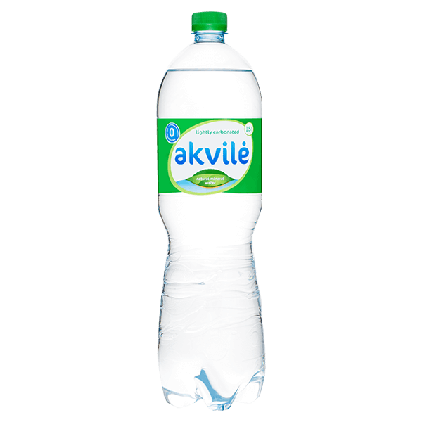 Akvile - Carbonated Natural Mineral Water 1.5L