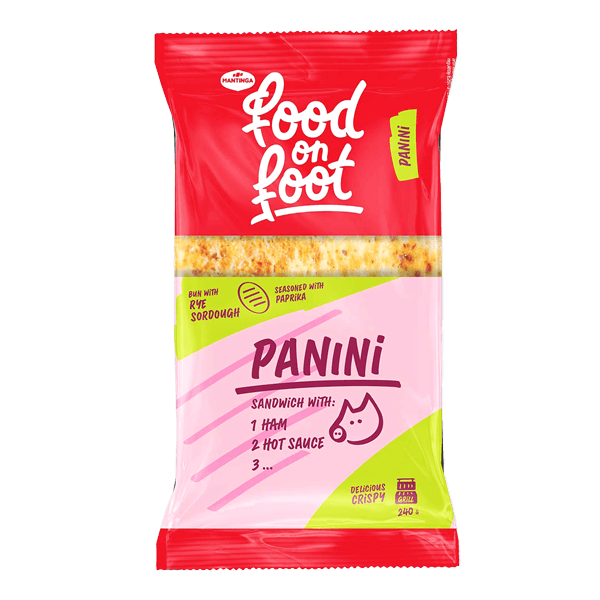 Mantinga - Sandwich Panini with Ham and Hot Sauce 240g
