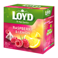 Loyd - Pyramids Fruits Tea Raspberry and Lemon 20x2g