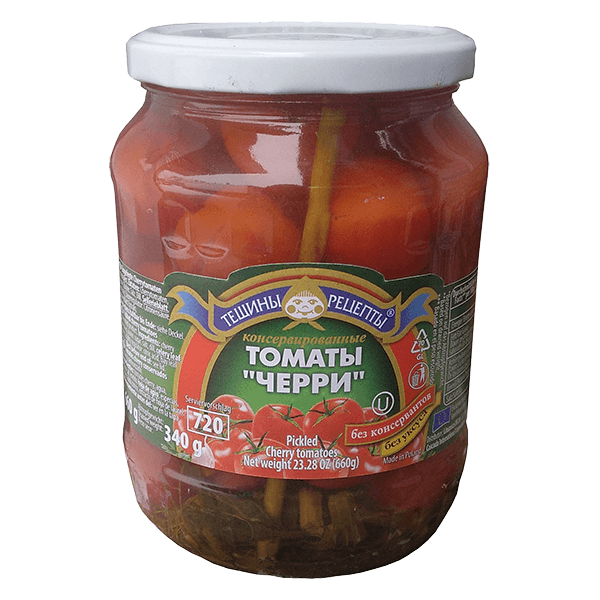 Teshchiny Recepty - Cherry Tomatoes 720ml