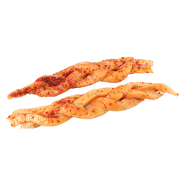 Dauparu Zuvis - Hot Smoked Squid Braid kg (~2kg)