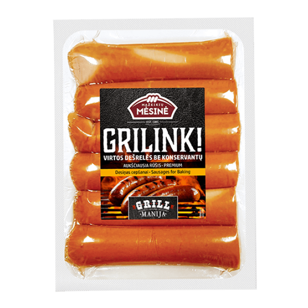 Mazeikiu Mesine - Grilink Grill Sausages 350g