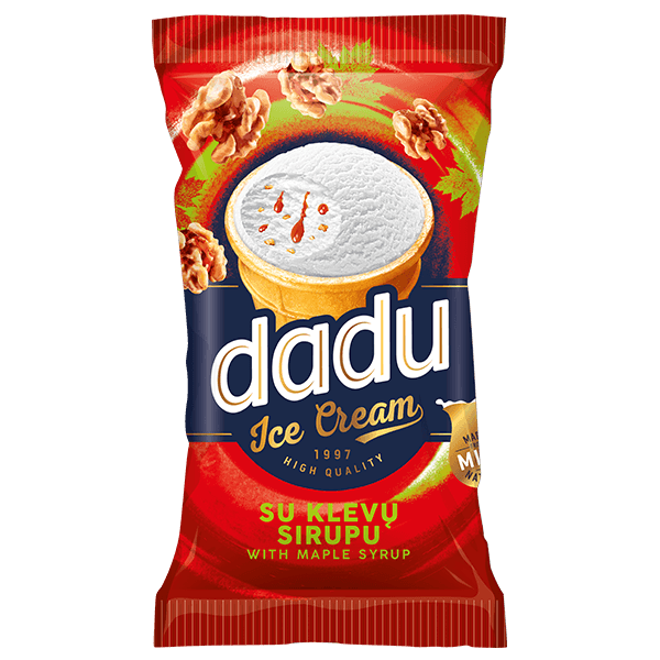 Dadu - Ice Cream with Maple Syrup in Wafer Cup 120ml